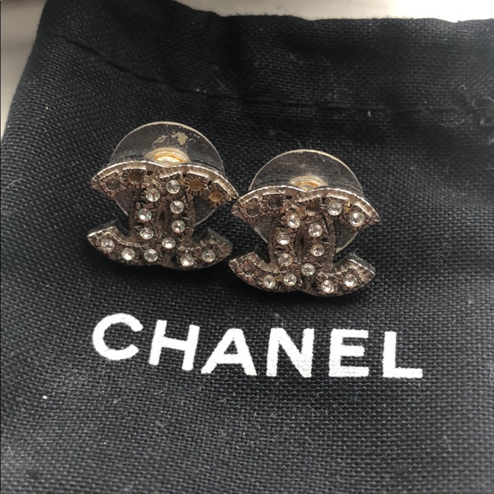 Chanel stud earrings